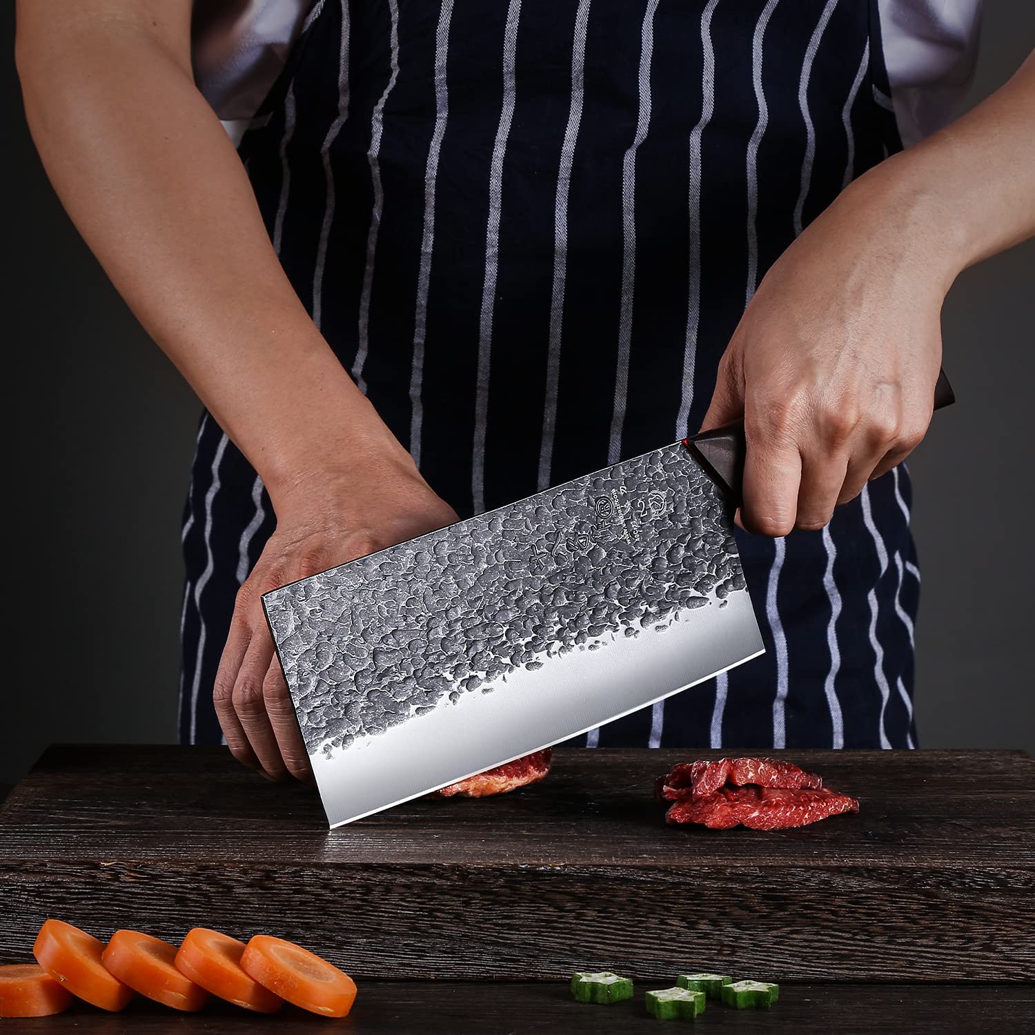 SHI BA ZI ZUO 8-inch Kitchen Knife Professional Chef  